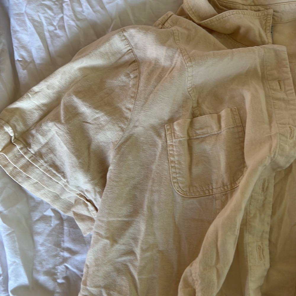 Cream button down - Picture 3 of 3
